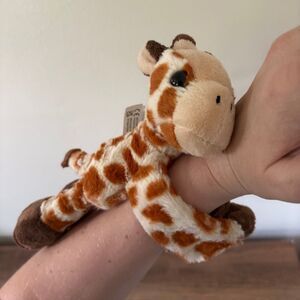 Wild Republic Plush Giraffe Slap Bracelet Stuffed Animal Toy African Safari